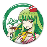 [Pre-order] C.C. - Code Geass: Lelouch of the Rebellion New Illustration 65mm Tin Badge American Diner Ver.