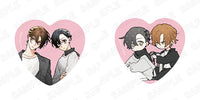 [Pre-order] Sasaki and Miyano BLACK & PINK ver. - Heart-shaped Tin Badge Set
