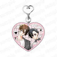 [Pre-order] Sasaki and Miyano BLACK & PINK ver. - Acrylic Keychain