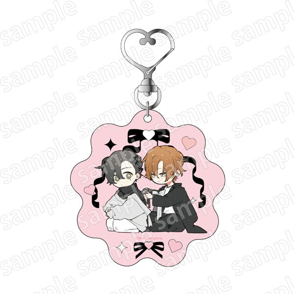 [Pre-order] Sasaki and Miyano BLACK & PINK ver. - Deformed Acrylic Keychain