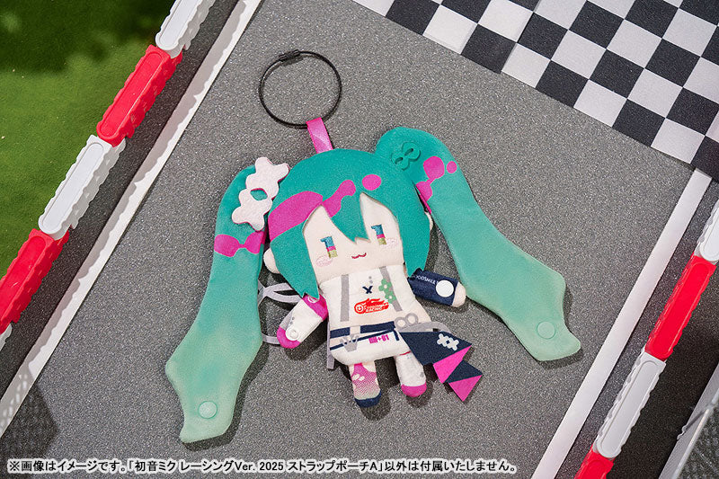 [Pre-order] Hatsune Miku GT Project Hatsune Miku: Racing Ver. 2025 Keychain Pouch A