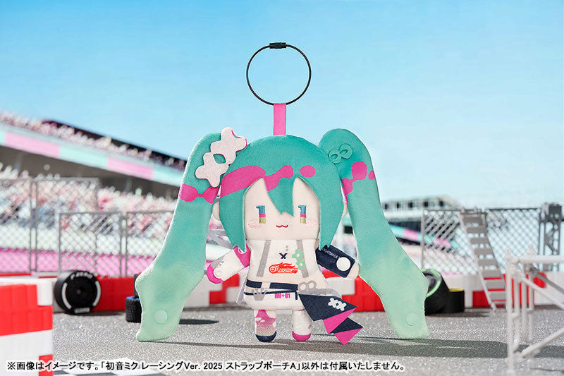 [Pre-order] Hatsune Miku GT Project Hatsune Miku: Racing Ver. 2025 Keychain Pouch A