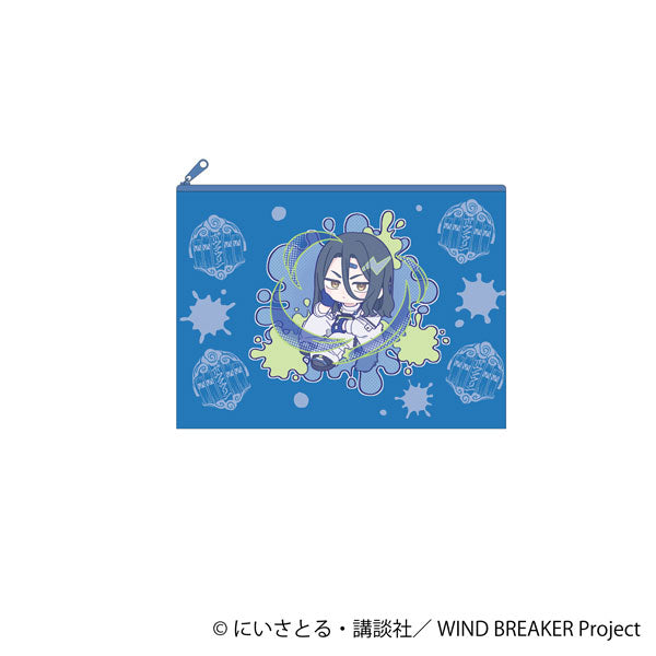 [Pre-order] Kyoutarou Sugishita - WIND BREAKER Pastel Pop Flat Pouch