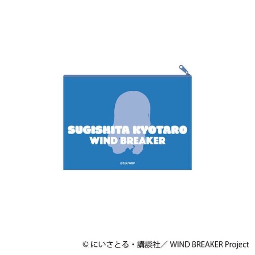[Pre-order] Kyoutarou Sugishita - WIND BREAKER Pastel Pop Flat Pouch