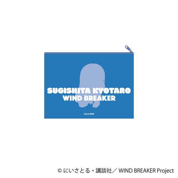 [Pre-order] Kyoutarou Sugishita - WIND BREAKER Pastel Pop Flat Pouch