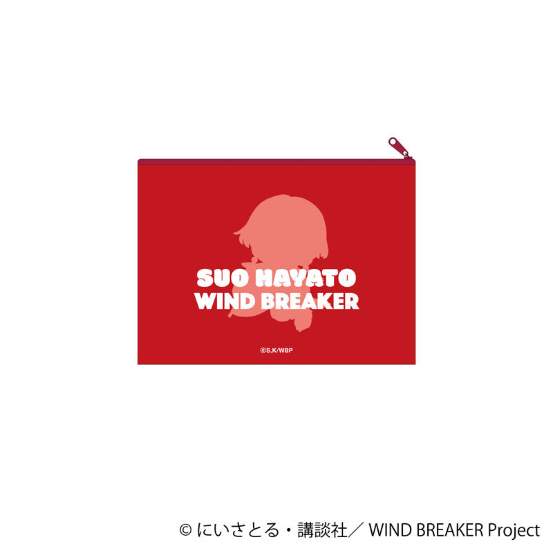 [Pre-order] Hayato Suo  - WIND BREAKER Pastel Pop Flat Pouch