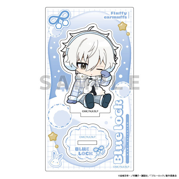[Pre-order] Seishirou Nagi / Fluffy Ear Muffs - Blue Lock Acrylic Stand