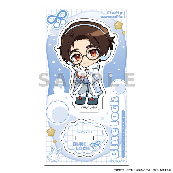 [Pre-order] Kenyu Yukimiya / Fluffy Ear Muffs - Blue Lock Acrylic Stand