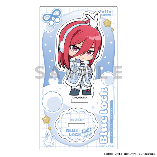 [Pre-order] Hyouma Chigiri / Fluffy Ear Muffs - Blue Lock Acrylic Stand