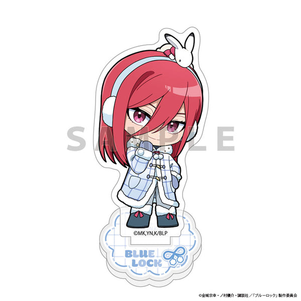 [Pre-order] Hyouma Chigiri / Fluffy Ear Muffs - Blue Lock Acrylic Stand