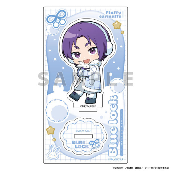 [Pre-order] Reo Mikage / Fluffy Ear Muffs - Blue Lock Acrylic Stand