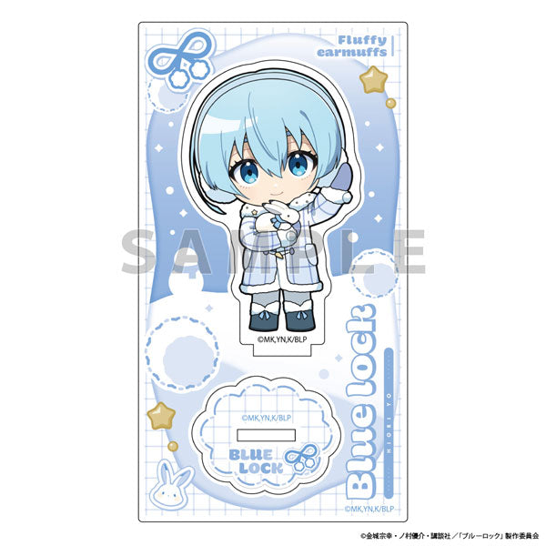 [Pre-order] Yo Hiori / Fluffy Ear Muffs - Blue Lock Acrylic Stand