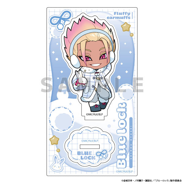 [Pre-order] Ryusei Shidou / Fluffy Ear Muffs - Blue Lock Acrylic Stand