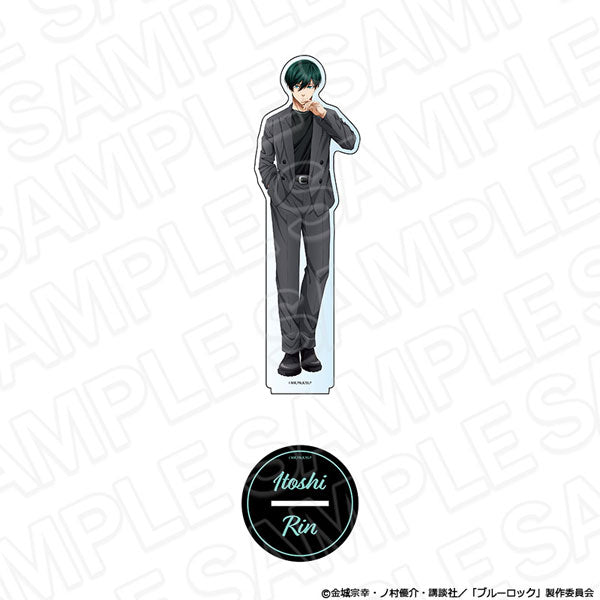 [Pre-order] Rin Itoshi Black outfit ver. - Blue Lock Deka Acrylic Stand
