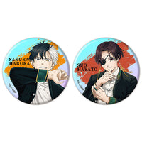 [Pre-order] Haruka Sakura & Hayato Suo - WIND BREAKER Aurora Tin Badge Set of 2