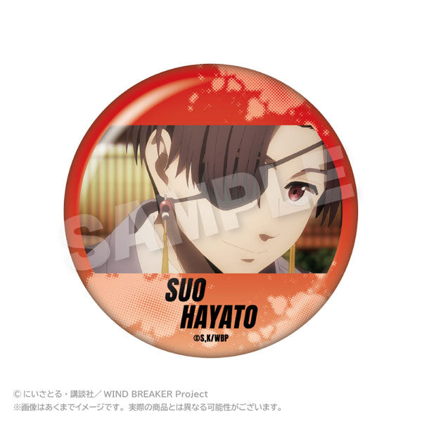 [Pre-order] Hayato Suo - WIND BREAKER Memories ChobiDeka Tin Badge