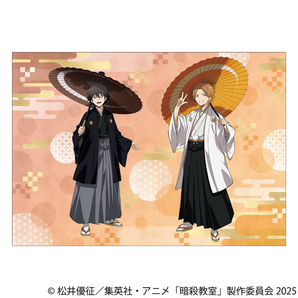 [Pre-order] Yuuma Isogai & Hiroto Maehara - Assassination Classroom A3 Clear Poster