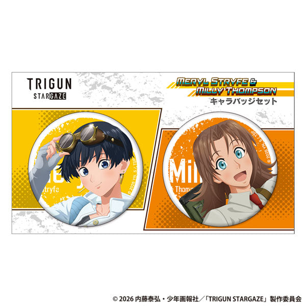 [Pre-order] Meryl Strife & Milly Thompson - TRIGUN STARGAZE Chara Badge Set