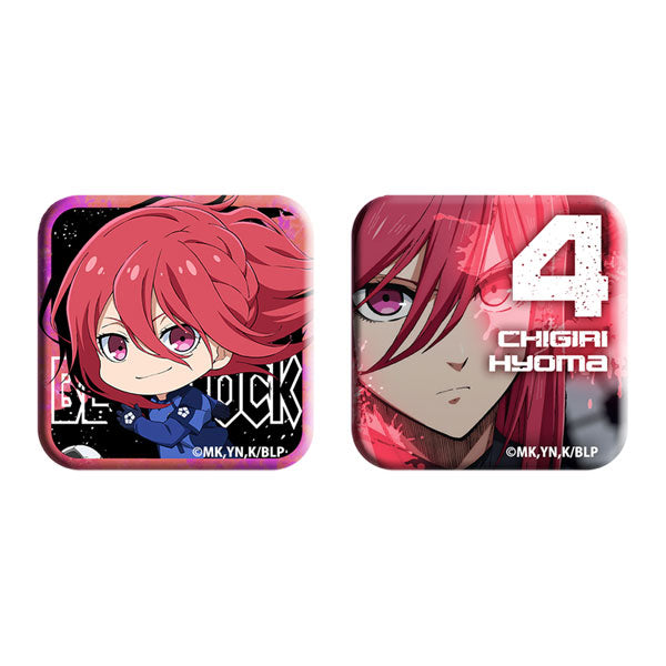 [Pre-order] Hyouma Chigiri - Blue Lock Square Tin Badge Set