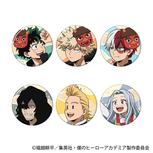 [Pre-order] My Hero Academia - Chara Badge Collection Throw the Beans!