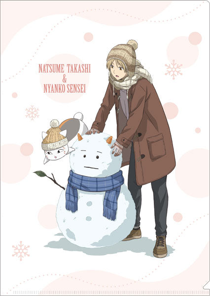[Pre-order] Takashi Natsume & Nyanko Sensei - Natsume's Book of Friends Warm Coordinate Ver. Clear File