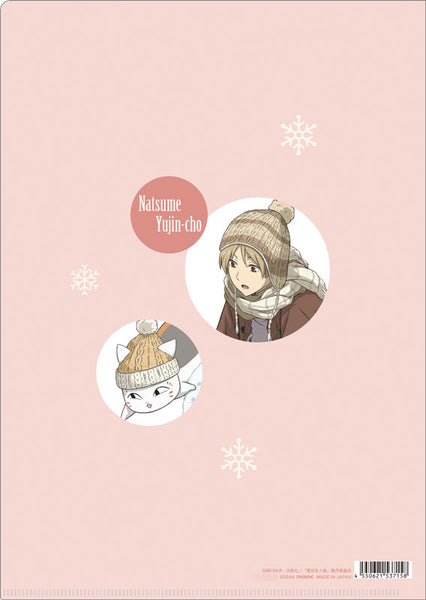 [Pre-order] Takashi Natsume & Nyanko Sensei - Natsume's Book of Friends Warm Coordinate Ver. Clear File