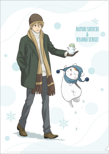 [Pre-order] Shuichi Natori & Nyanko Sensei - Natsume's Book of Friends Warm Coordinate Ver. Clear File