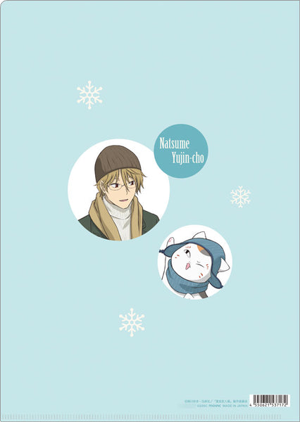[Pre-order] Shuichi Natori & Nyanko Sensei - Natsume's Book of Friends Warm Coordinate Ver. Clear File