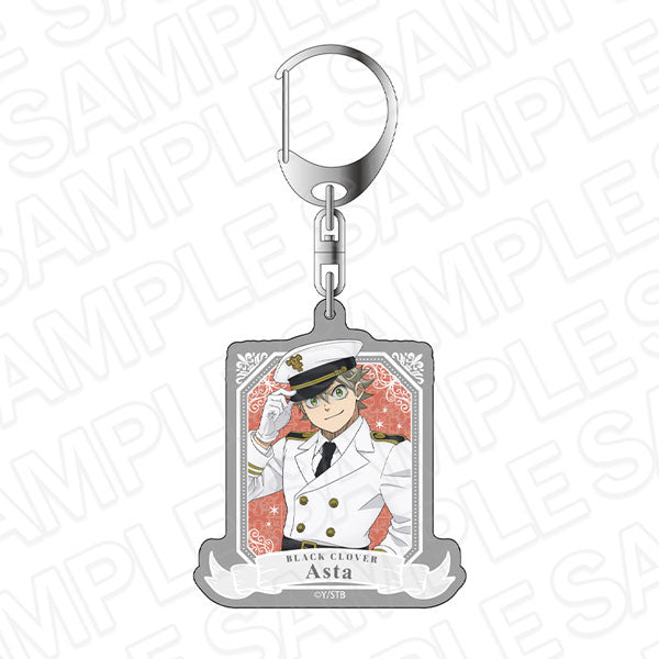 [Pre-order] Asta White Military ver. - Black Clover Acrylic Keychain