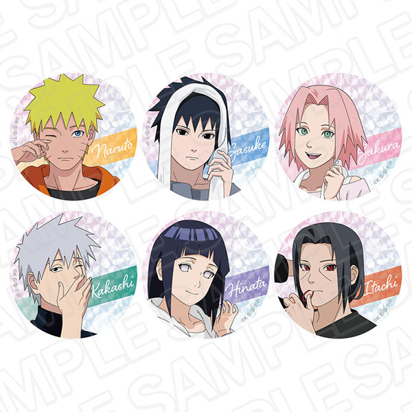 [Pre-order] NARUTO Shippuden - Hologram Tin Badge (Random) Morning ver.