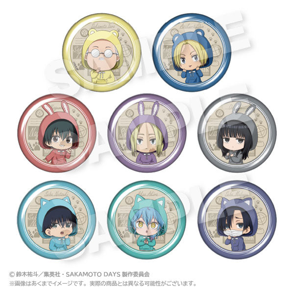 [Pre-order] SAKAMOTO DAYS - Trading Tin Badge Animal Hoodie ver.