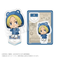 [Pre-order] Shin Asakura - SAKAMOTO DAYS Mini Chara Acrylic Mascot Animal Hoodie ver.