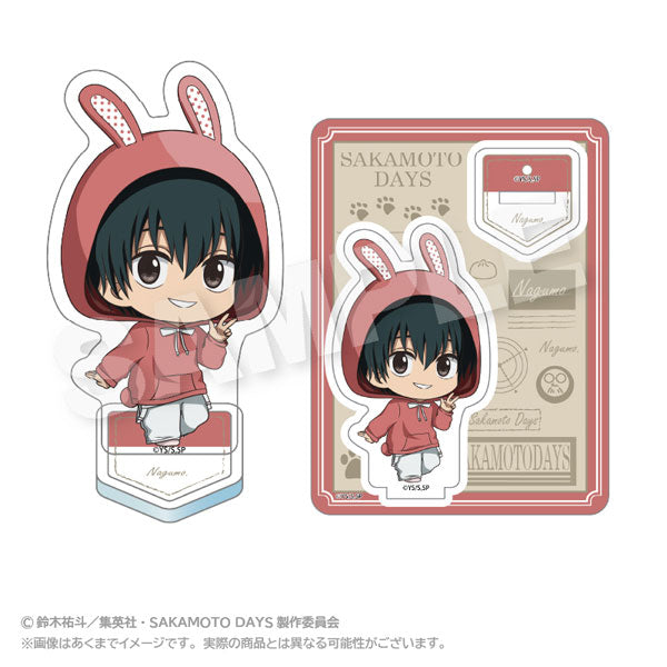 [Pre-order] Nagumo - SAKAMOTO DAYS Mini Chara Acrylic Mascot Animal Hoodie ver.