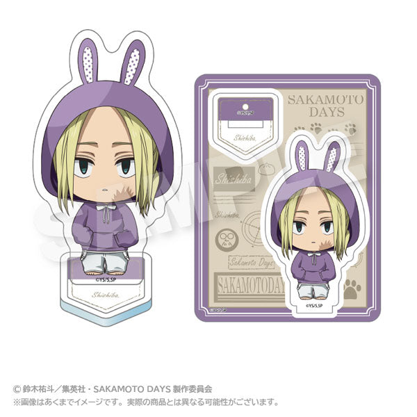 [Pre-order] Shishiba - SAKAMOTO DAYS Mini Chara Acrylic Mascot Animal Hoodie ver.