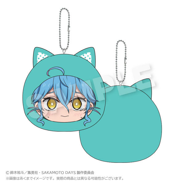 [Pre-order] Akira Akao - SAKAMOTO DAYS Cushion Keychain Animal Hoodie ver.