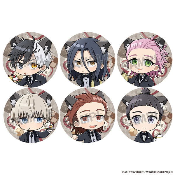 [Pre-order] WIND BREAKER - Trading Tin Badge Wolf Butler ver.A