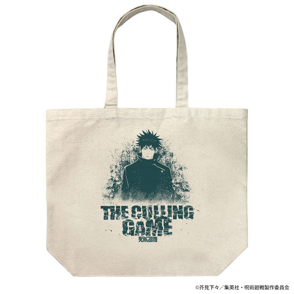 [Pre-order] Megumi Fushiguro - Jujutsu Kaisen The Culling Game Large Tote Bag /NATURAL