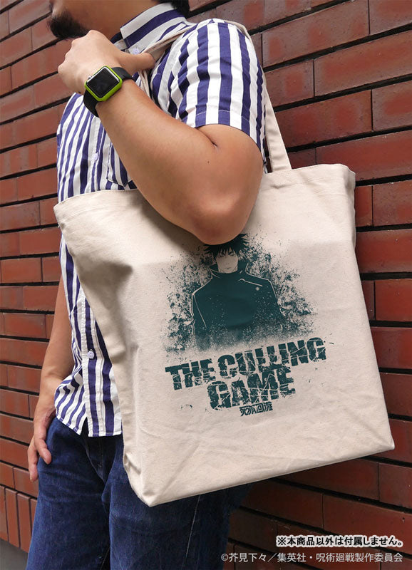 [Pre-order] Megumi Fushiguro - Jujutsu Kaisen The Culling Game Large Tote Bag /NATURAL