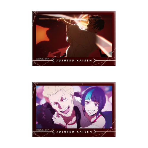 [Pre-order] Jujutsu Kaisen - The Culling Game First Part OP ver. Square Tin Badge 2pc. Set
