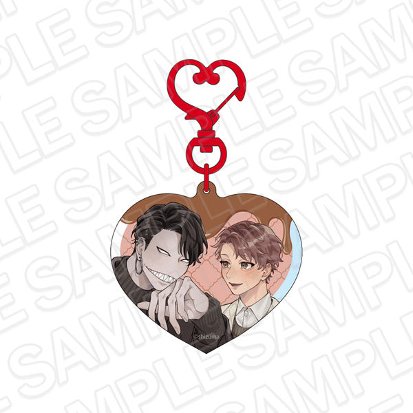 [Pre-order] Kaii-san to Asuka-kun no Ohanashi - Hologram Acrylic Keychain A Valentine ver.