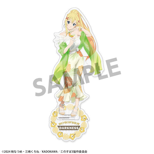 [Pre-order] Darkness Vacation ver. - KonoSuba New Illustration Acrylic Stand