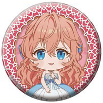 [Pre-order] Tiararose - The Villainess Is Adored by the Prince of the Neighbor Kingdom Petanko Tin Badge