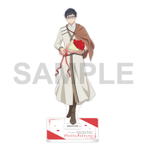[Pre-order] Seiichirou Kondou A - Isekai Office Worker: The Other World's Books Depend on the Bean Counter Acrylic Stand Flower Ver.