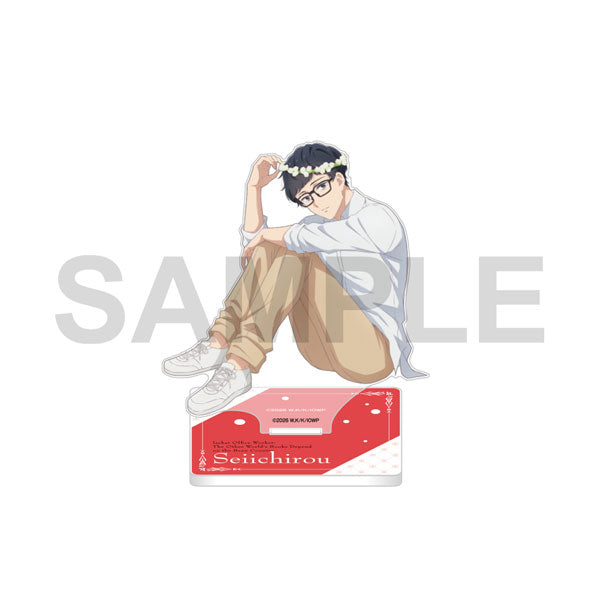 [Pre-order] Seiichirou Kondou B - Isekai Office Worker: The Other World's Books Depend on the Bean Counter Acrylic Stand Flower Ver.
