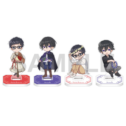 [Pre-order] Isekai Office Worker: The Other World's Books Depend on the Bean Counter - Tradable Mini-Character Acrylic Stand Flower Ver.