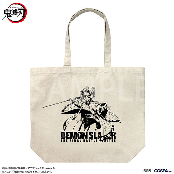 [Pre-order] Shinobu Kocho - Demon Slayer Large Tote Bag Infinity Castle Arc Ver. /NATURAL