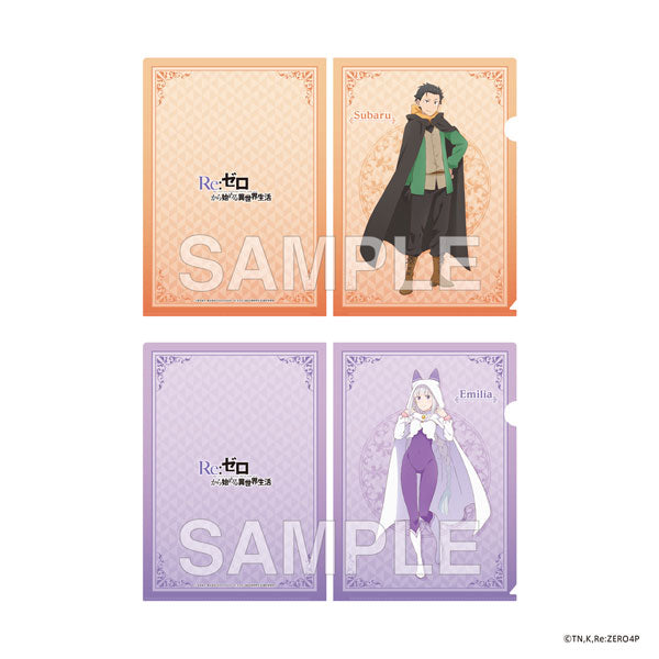 [Pre-order] Subaru & Emilia - Re:ZERO Starting Life in Another World 4th season Clear File Set