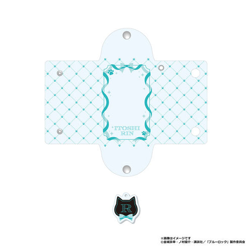 [Pre-order] Rin Itoshi - Blue Lock Cat Butler Clear Multipurpose Case w/Name