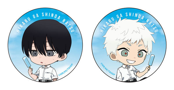 [Pre-order] Yoshiki Tsujinaka & Hikaru - The Summer Hikaru Died New Illustration Tin Badge Set