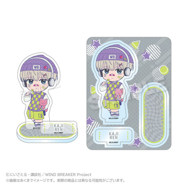 [Pre-order] Ren Kaji - WIND BREAKER Acrylic Mascot vivid ver.